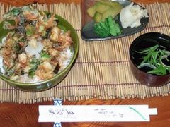 川えびのかきあげ丼